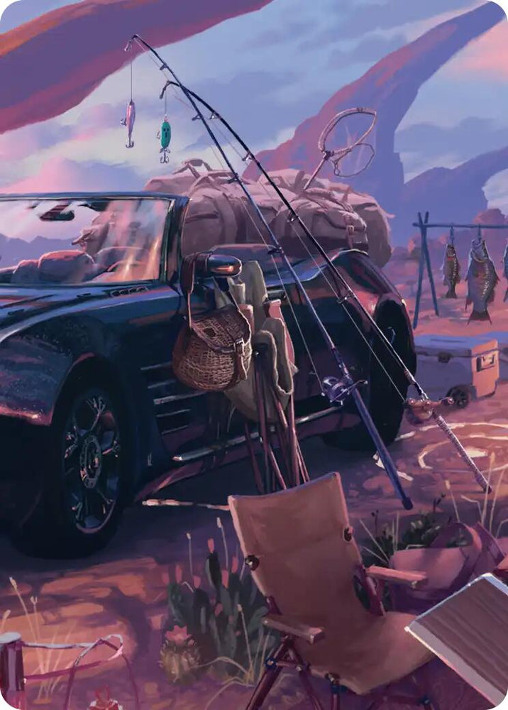 Fishing Gear Scene Art Card [FINAL FANTASY Art Series]