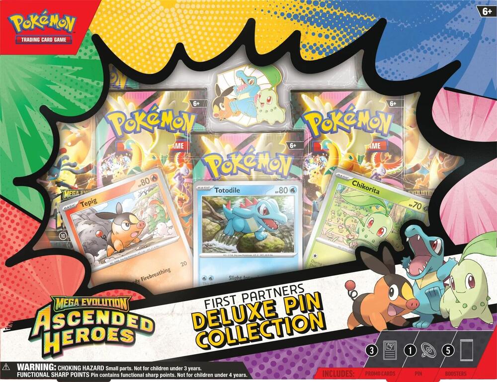 PO: Ascended Heroes - First Partners Deluxe Pin Collection