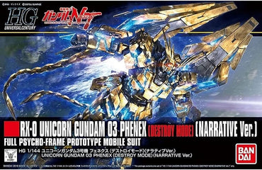 #213 Unicorn Gundam 03 Phenex Destroy Mode (NT. Ver) "Gundam NT"