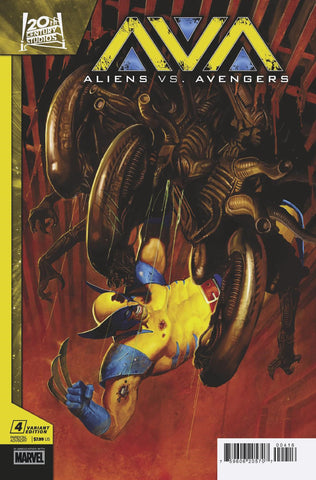 Aliens vs. Avengers #4 E.M. Gist Variant