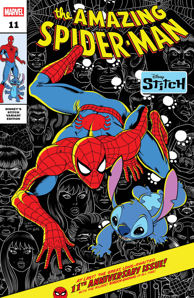 Amazing Spider Man #11 Luciano Vecchio Disney Stitch Variant