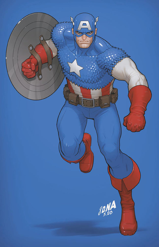 Captain America #13 David Nakayama Color Block Blue Full Art Variant [Arm]