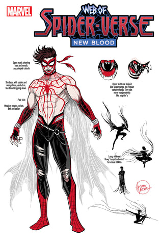 Web Of Spider-Verse: New Blood #1 Luciano Vecchio Design Variant