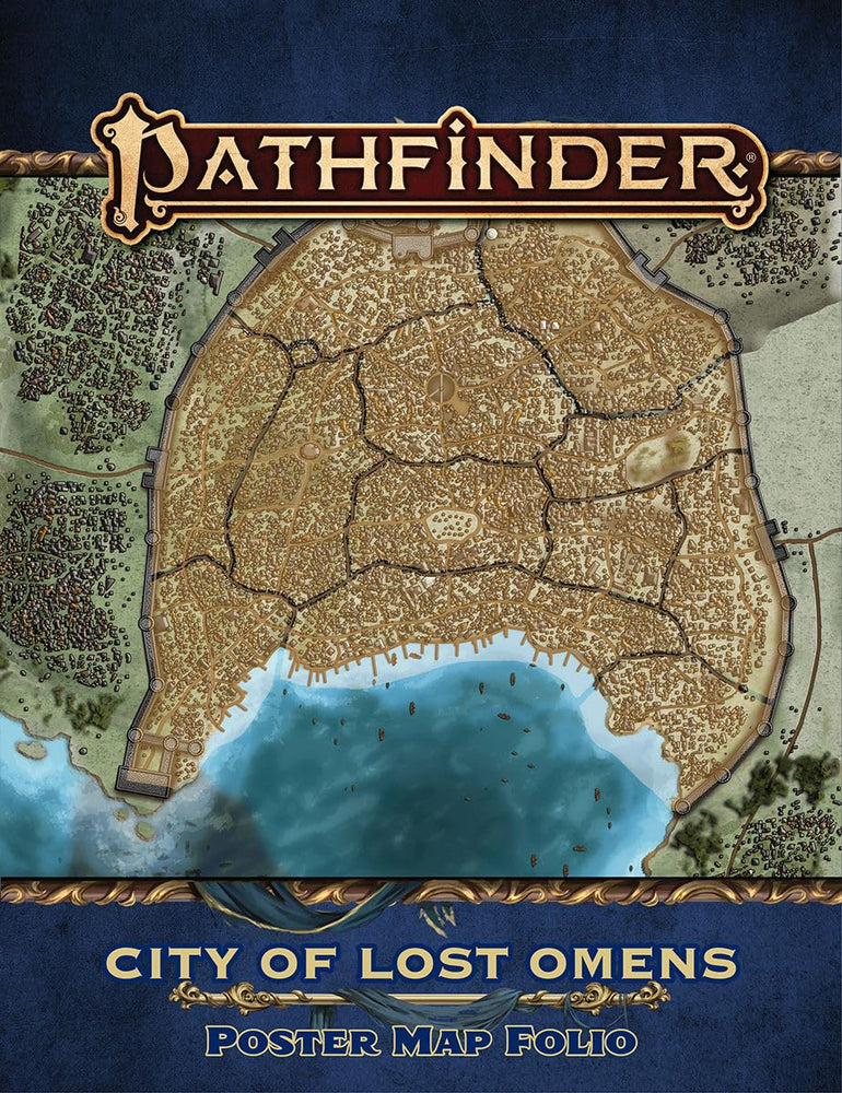 Pathfinder 2E: City of Lost Omens Poster Map Folio