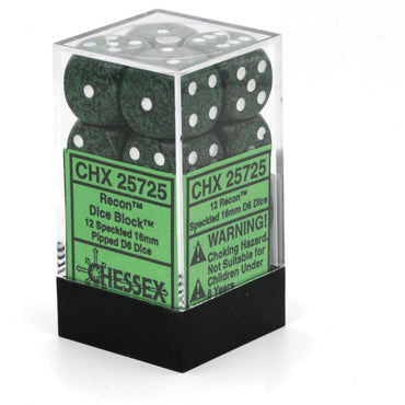 CHX 25725 (12 Recon 16mm d6 Dice Block)