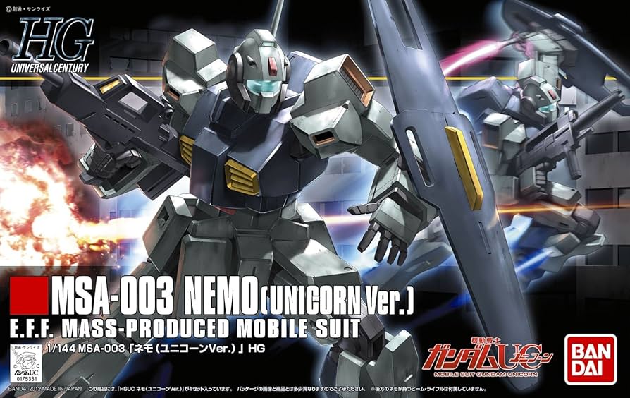 #140 Nemo (Unicorn Version) "Gundam UC" HGUC 1/144