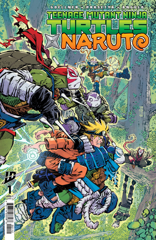 Teenage Mutant Ninja Turtles X Naruto #1 Cover A (Corona) 2nd Print