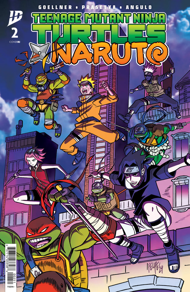 Teenage Mutant Ninja Turtles X Naruto #2 Variant Ri (25) (Smith)