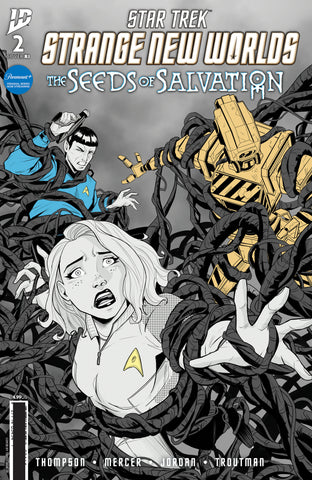 Star Trek: Strange New Worlds  The Seeds Of Salvation #2 Variant Ri (10) (Mercer Black & White)
