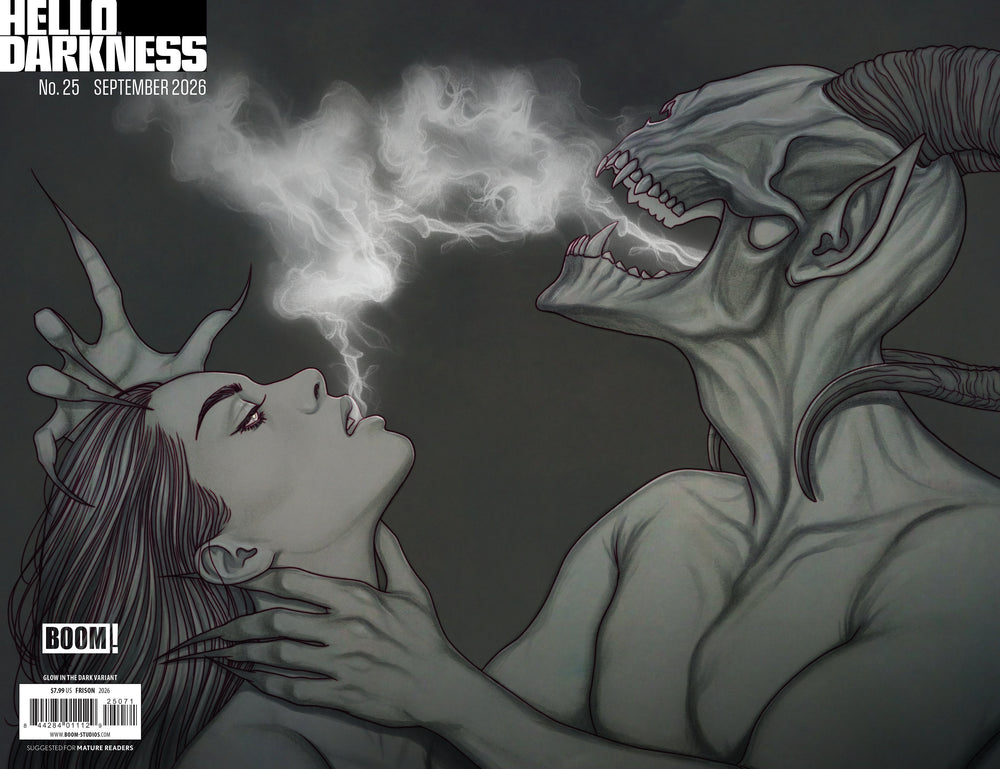Hello Darkness #25 G 1:20 Variant Edition Glow In The Dark Variant (Full Art, Glow In The Dark, Frison)