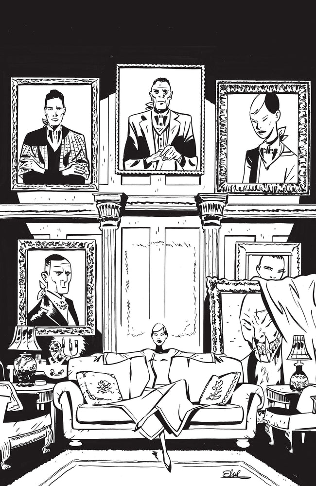Fall Of The House Of Slaughter #1 D 1 in 10 Variant Edition (Full Art, Charretier)