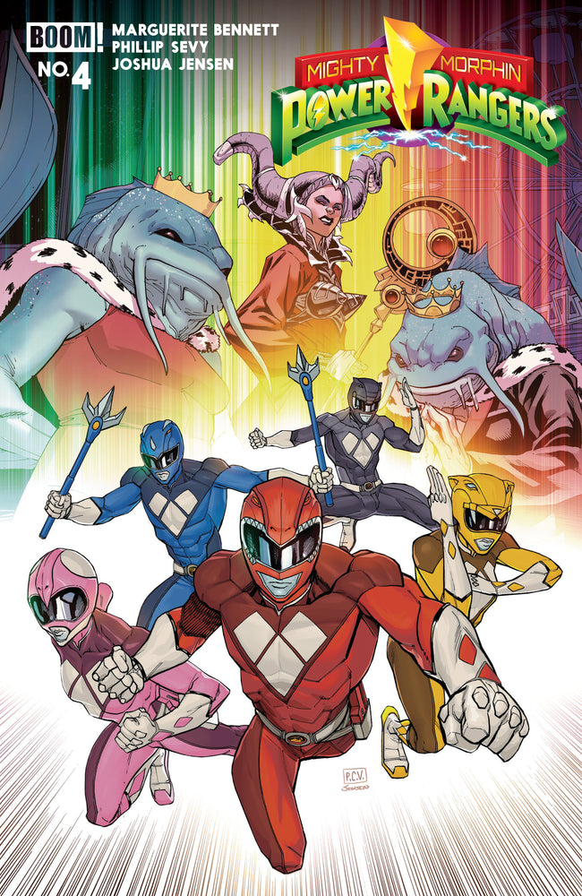 Mighty Morphin Power Rangers (2026) #4 B Variant (Dressed, Sevy)