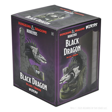 Dungeons & Dragons Bookends - Black Dragon