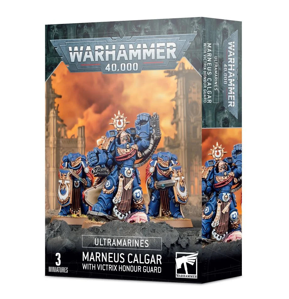 ULTRAMARINES: MARNEUS CALGAR W/ VICTRIX HONOUR GUARD