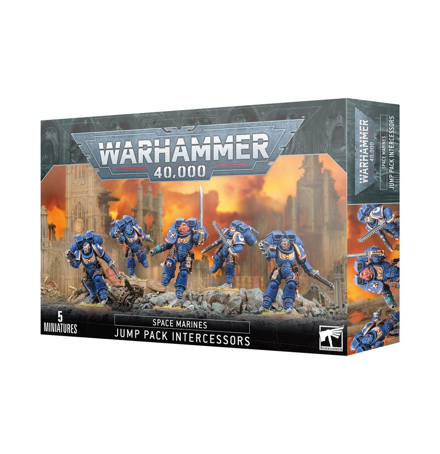 Space Marines Assault Intercessors with Jump Packs *