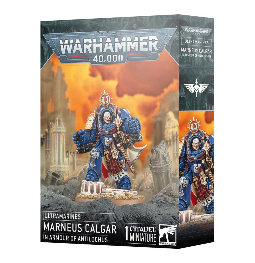 Space Marines Marneus Calgar in Armour of Antilochus *