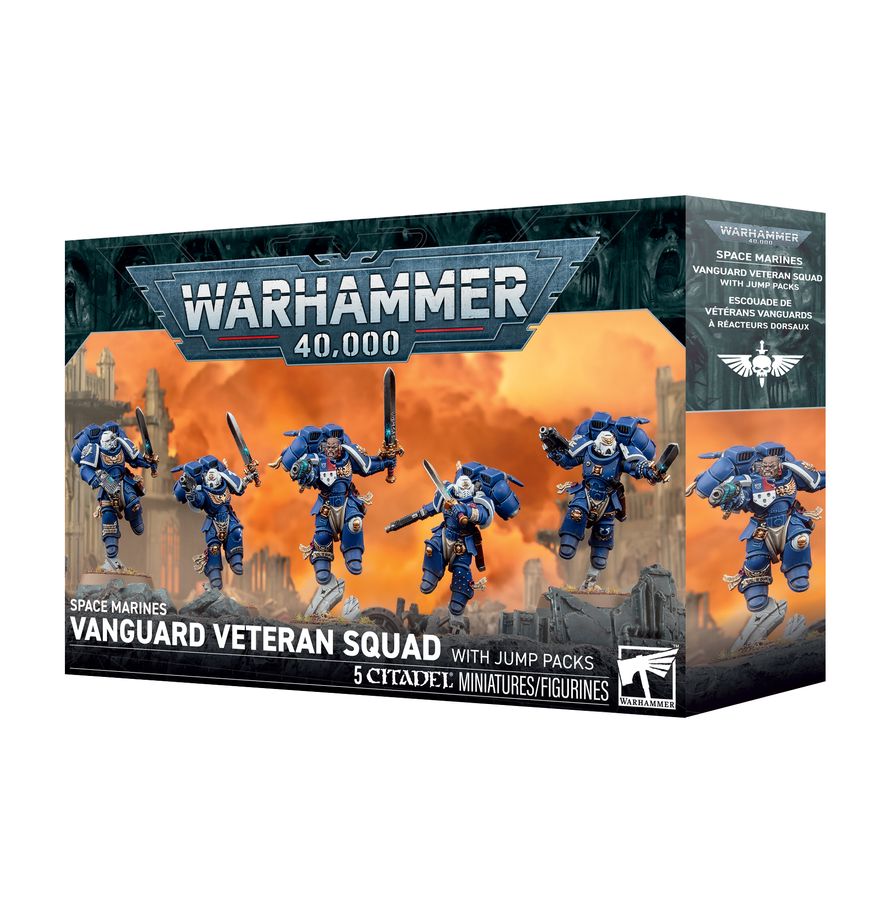 Space Marines Vanguard Veteran Squad with Jump Packs *