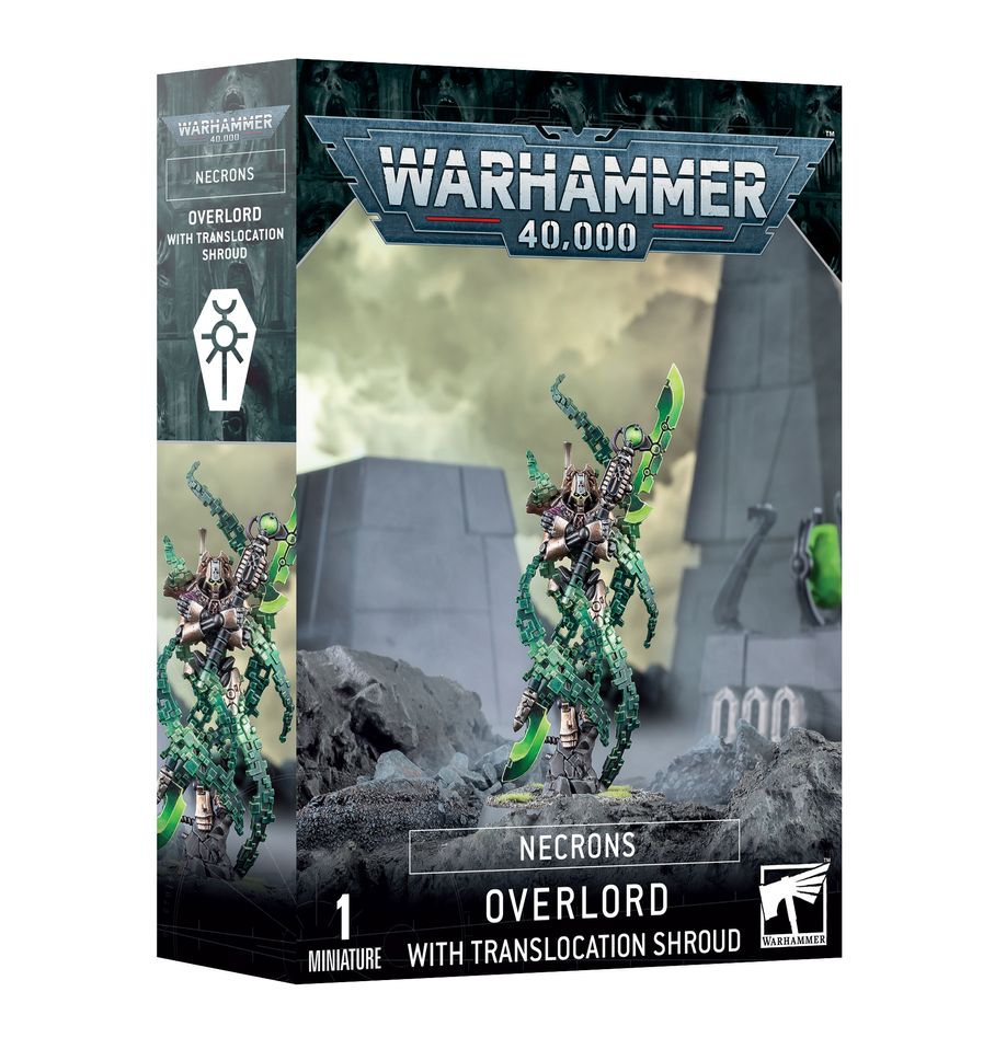 Necron Overlord with Translocation Shroud