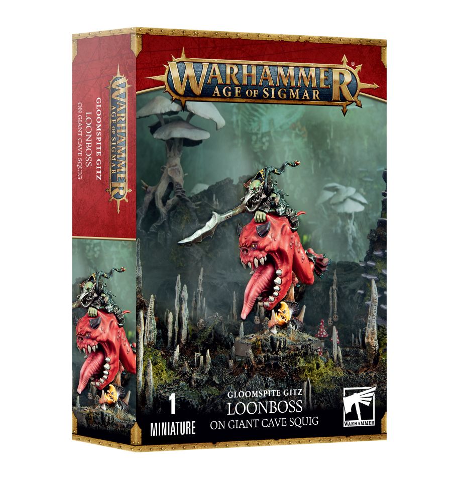 Gloomspite Gitz Loonboss On Squig