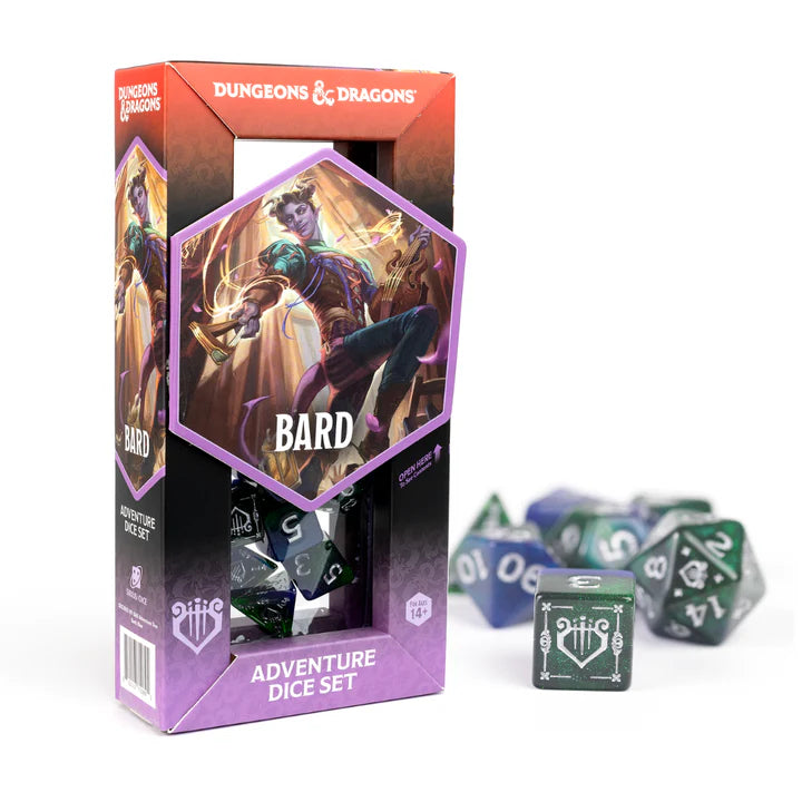 D&D Adventure Dice: Bard Blue