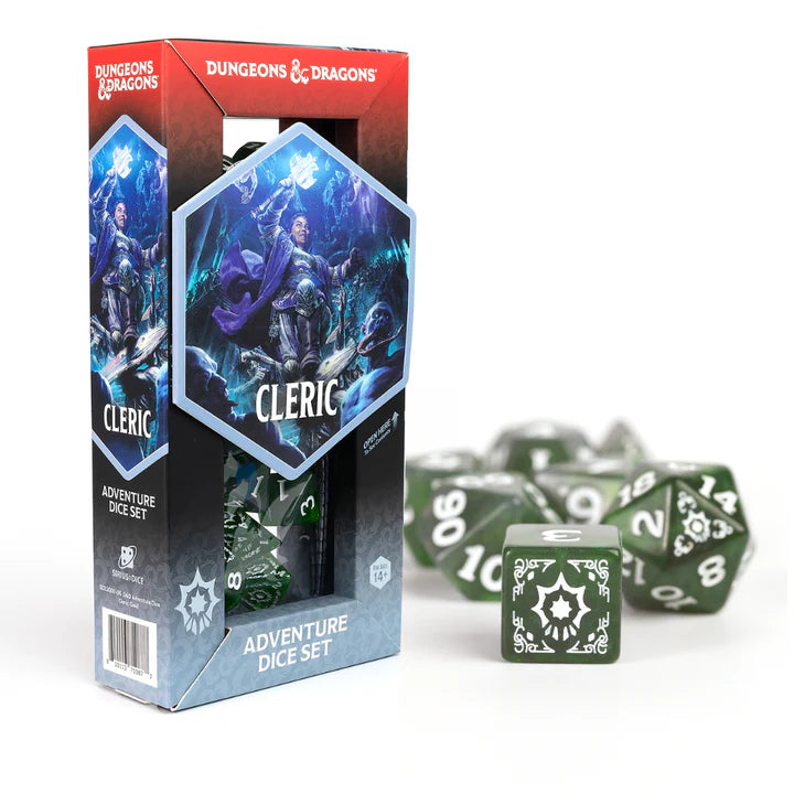 D&D Adventure Dice: Cleric Green