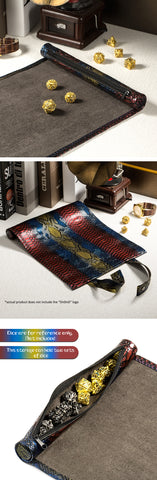 Roll Up Dice Mat (Dragon Scale)