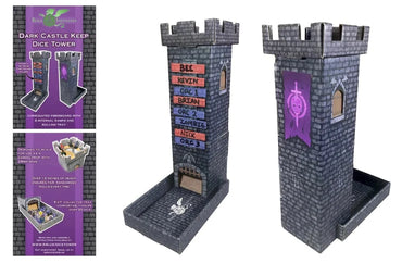 Dark Castle Keep Dice Tower with Turn Tracker
