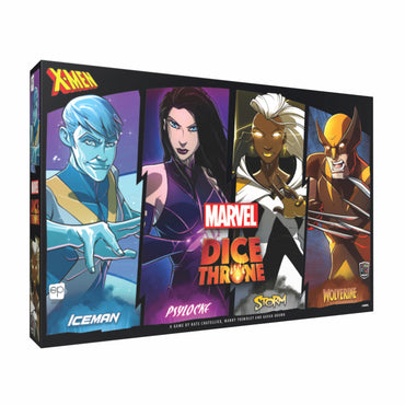 Marvel Dice Throne: Iceman, Psylocke, Storm, and Wolverine