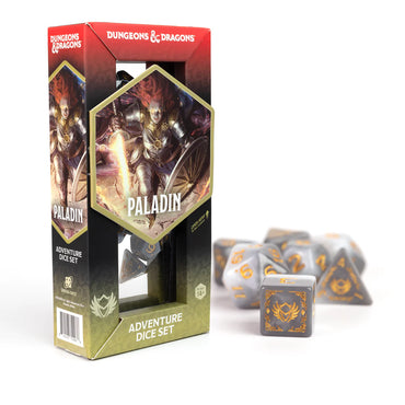 D&D Adventure Dice: Paladin White/Grey