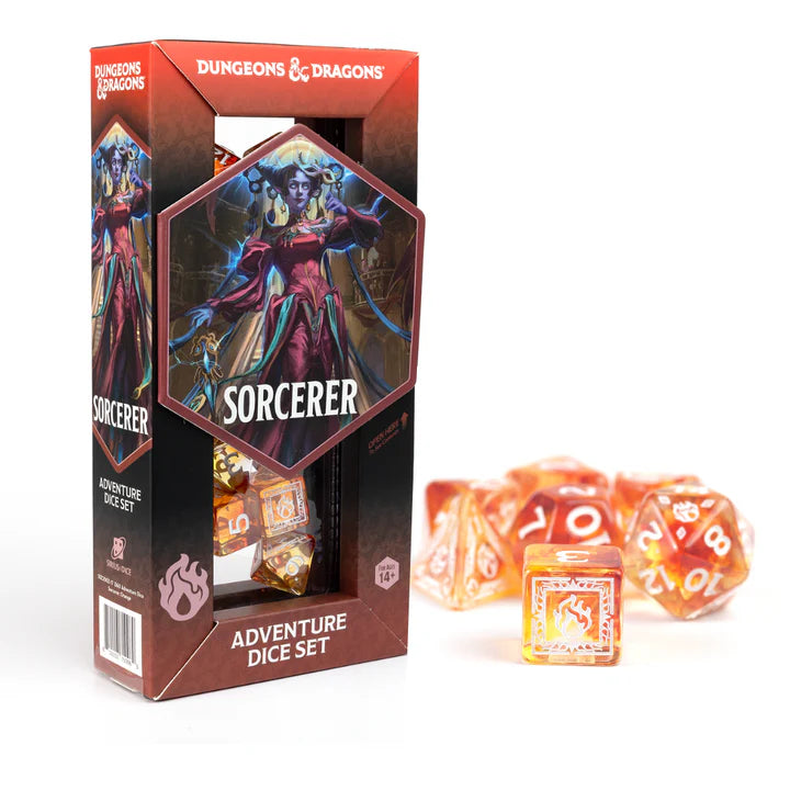 D&D Adventure Dice: Sorcerer Orange