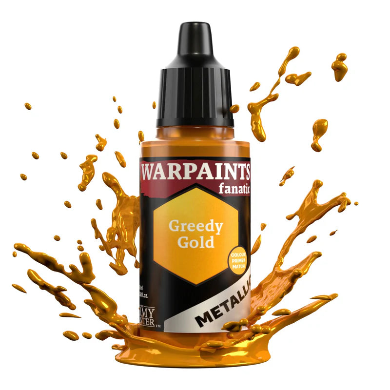 Warpaints Fanatic Metallic: Greedy Gold 18ml