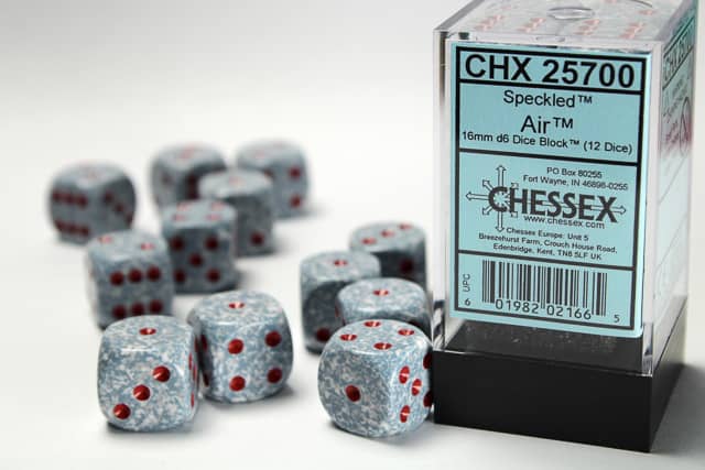 CHX 25700 (12 Air 16mm d6 Dice Block)