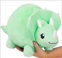 Mini Squishable Triceratops