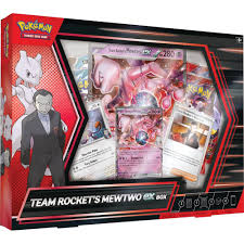 Pokémon TCG: Team Rocket's Mewtwo Ex Box