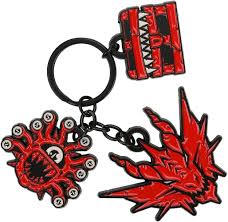 D&D Multi Monster - Metal Keychain