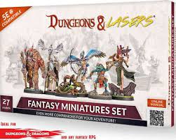 Dungeons & Lasers: Miniatures - Fantasy Miniatures Set