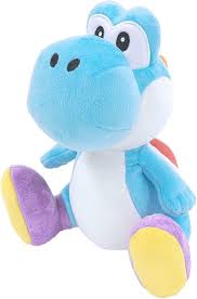 Light Blue Yoshi Plush 8In - Super Mario All Stars