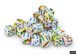 CHX 24809 Brush (Breezy/Blue) 12mm d6 Dice Block