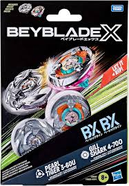 Beyblade X: Pearl Tiger 3-60U/Gill Shark 4-70U
