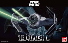 Tie Advanced Bandai Hobby Star Wars 1/72 Scale