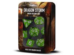 Dragon Storm: Silicone Dice - Green Dragon Scales