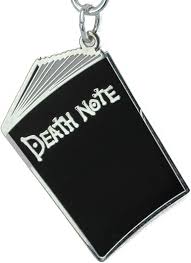 Death Note: Notebook - Metal Keychain
