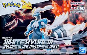 White Kyurem Bandai Hobby Pokemon Model Kit