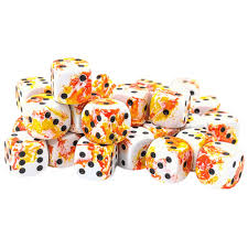 CHX 24803 Brush (Sunrise/Black) 12mm d6 Dice Block