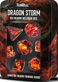 Dragon Storm Inclsuion DIce: Red Dragon (7)
