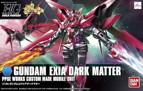 #13 Gundam Exia Dark Matter "Gundam Build Fighters" Bandai Hobby HGBF