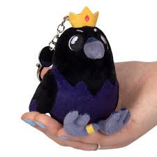 Micro Squishable King Raven Keychain