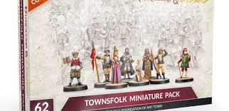 Dungeons & Lasers: Miniatures - Townsfolk Miniature Pack