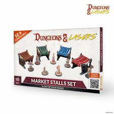 Dungeons & Lasers: Expansion Set - Market Stalls Set