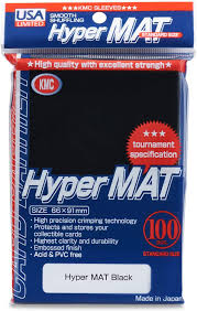 KMC Sleeves: Hyper Mat - Black (100ct)